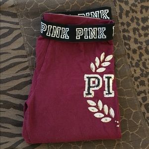 Maroon PINK leggings